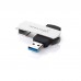 USB флеш накопичувач eXceleram 32GB P2 Series White/Black USB 3.1 Gen 1 (EXP2U3WHB32)