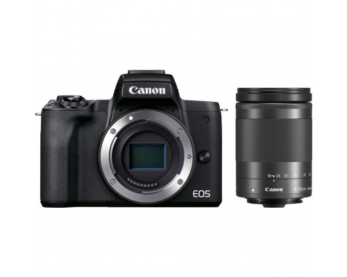 Цифровий фотоапарат Canon EOS M50 Mk2 + 18-150 IS STM Kit Black (4728C044)