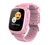 Смарт-годинник ELARI KidPhone 2 Pink з GPS-трекером (KP-2P)