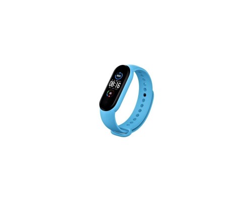 Ремінець до фітнес браслета BeCover Silicone для Xiaomi Mi Smart Band 5/6/7 Light Blue (707653)