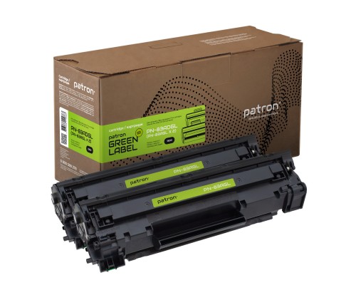 Картридж Patron HP LJ CF283A GREEN Label (DUAL PACK) (PN-83ADGL)