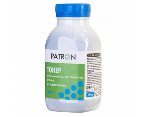 Тонер HP CLJ CP1025/1215,M252/452/552, Special, CYAN,100 g Patron (PN-HCS-P-C-100)