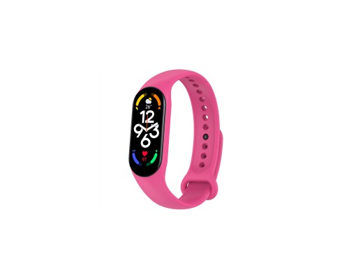 Ремінець до фітнес браслета BeCover Silicone для Xiaomi Mi Smart Band 7 Hot Pink (707490)