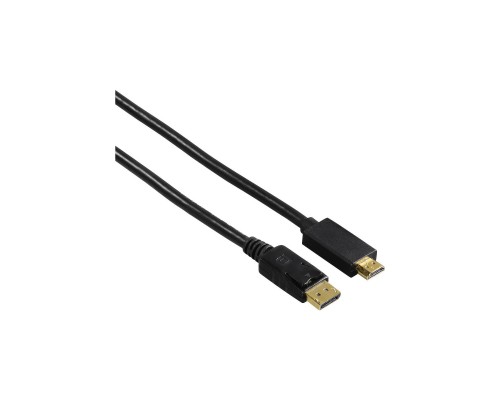 Кабель мультимедійний DisplayPort to HDMI 1.8m Premium HAMA (00122214)