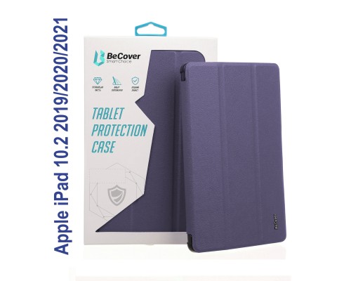 Чохол до планшета BeCover Tri Fold Soft TPU mount Apple Pencil Apple iPad 10.2 2019/2020/2021 Purple (706746)