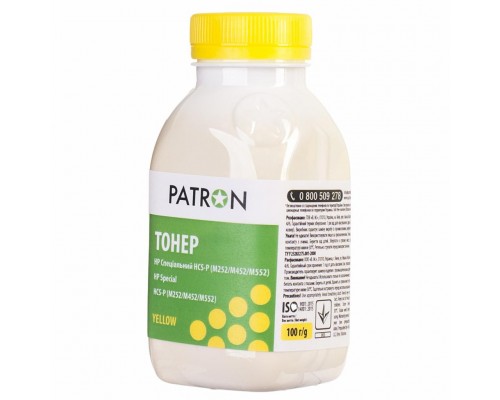 Тонер HP CLJ CP1025/1215,M252/452/552, Special, YELLOW,100 g Patron (PN-HCS-P-Y-100)