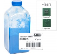 Тонер Xerox Phaser 7750/7760, 395г Cyan +chip AHK (3203223)
