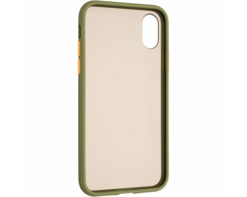 Чохол до мобільного телефона Gelius Bumper Mat Case for iPhone X/XS Green (00000080165)