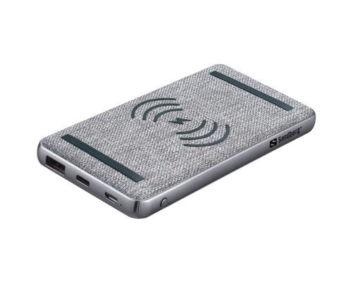 Батарея універсальна Sandberg 10000mAh, PD/20W,  Wireless QI 15W, QC3.0, USB-C, Micro-USB, USB-A (420-61)