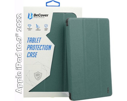 Чохол до планшета BeCover Soft Edge BeCover Apple iPad 10.9" 2022 Dark Green (709182)