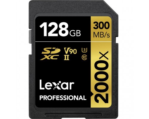 Карта пам'яті Lexar 128GB SDXC class 10 UHS-II 2000x Professional (LSD2000128G-BNNNG)