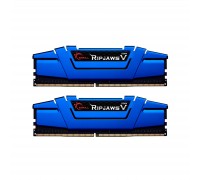 Модуль пам'яті для комп'ютера DDR4 16GB (2x8GB) 2666 MHz RipjawsV Blue G.Skill (F4-2666C15D-16GVB)