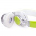 Навушники Vinga HSM040 White/Green (HSM040WG)