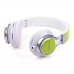 Навушники Vinga HSM040 White/Green (HSM040WG)