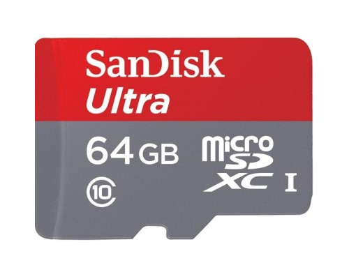 Карта пам'яті SanDisk 64GB microSD Class 10 UHS-I Ultra (SDSQUNS-064G-GN3MN)
