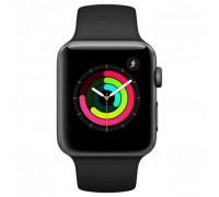 Смарт-годинник Apple Watch Series 3 GPS, 42mm SpaceGrey Aluminium Case Black Band (MTF32FS/A)