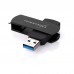 USB флеш накопитель eXceleram 16GB P2 Series Black/Black USB 3.1 Gen 1 (EXP2U3BB16)