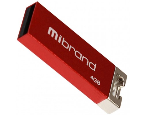 USB флеш накопитель Mibrand 4GB Сhameleon Red USB 2.0 (MI2.0/CH4U6R)