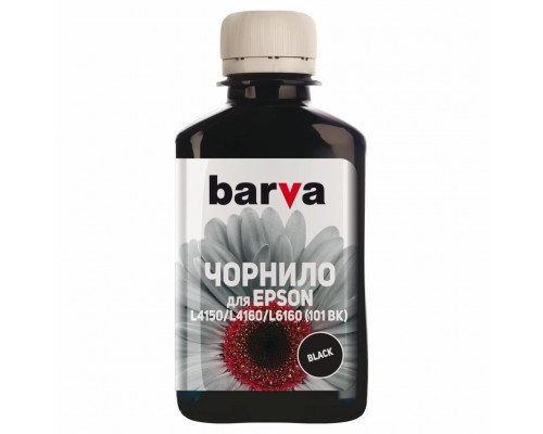 Чорнило Barva EPSON L4150/L4160 (101BK) 180 мл BLACK pigmented (E101-603)