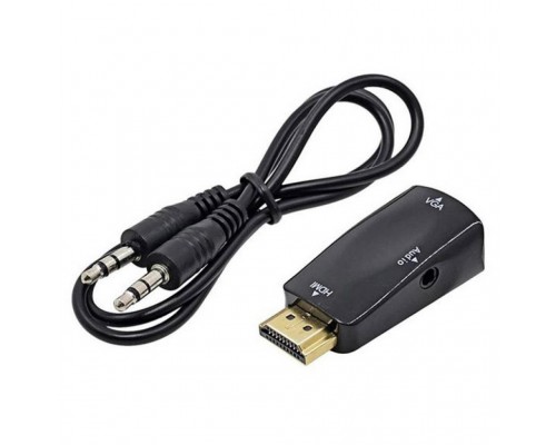 Переходник ST-Lab HDMI male (PC/laptop) - VGA F(Monitor) (U-991 black)