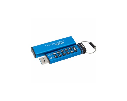 USB флеш накопичувач Kingston 64GB DT 2000 Metal Security USB 3.0 (DT2000/64GB)