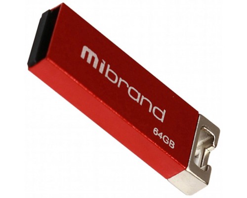 USB флеш накопичувач Mibrand 64GB Сhameleon Red USB 2.0 (MI2.0/CH64U6R)