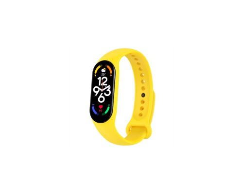 Ремінець до фітнес браслета BeCover Silicone для Xiaomi Mi Smart Band 7 Yellow (707487)