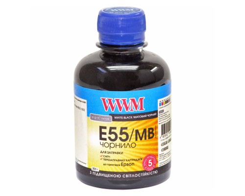 Чорнило WWM EPSON R800/1800 (Matte Black) (E55/MB)