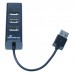 Концентратор MediaRange USB 2.0 hub 1:4, bus-powered, black (MRCS502)