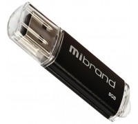 USB флеш накопичувач Mibrand 8GB Cougar Black USB 2.0 (MI2.0/CU8P1B)