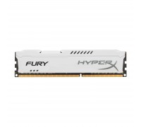 Модуль памяти для компьютера DDR3 4Gb 1600 MHz HyperX Fury White Kingston (HX316C10FW/4)