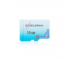 Карта памяти eXceleram 16GB microSD class 10 Color series (EMSD0003)