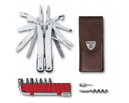 Мультитул Victorinox SwissTool Spirit X Plus Leather Case (3.0235.L)