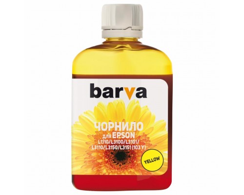 Чорнило Barva EPSON L1110/L3100 (103) 100мл YELLOW (E103-693)