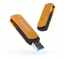 USB флеш накопичувач eXceleram 64GB P2 Series Gold/Black USB 3.1 Gen 1 (EXP2U3GOB64)