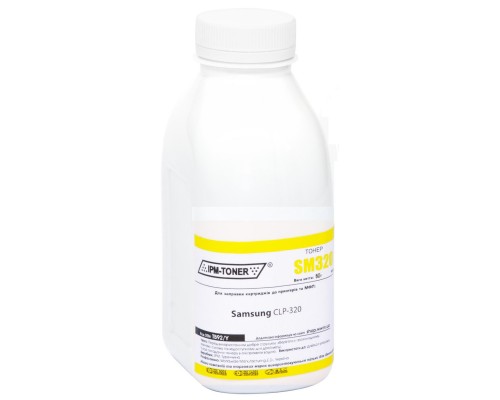 Тонер Samsung CLP-300/600, 50г Yellow IPM (TB92Y-3)