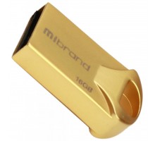 USB флеш накопитель Mibrand 16GB Hawk Gold USB 2.0 (MI2.0/HA16M1G)