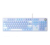 Клавіатура Aula F2088 Pro Mechanical White/Violet + 9 Purple keys KRGD Blue USB UA (6948391234915)