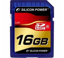 Карта пам'яті Silicon Power 16Gb SDHC class 10 (SP016GBSDH010V10)