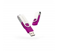 USB флеш накопичувач eXceleram 32GB P1 Series Silver/Purple USB 2.0 (EXP1U2SIPU32)