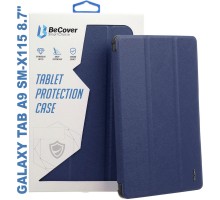 Чохол до планшета BeCover Soft Edge stylus holder Samsung Tab A9 SM-X115 8.7" Deep Blue (710356)