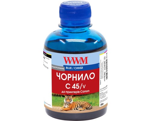 Чорнило WWM Canon CLI-481PB 200г Blue (C45/V)