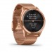 Смарт-годинник Garmin Vivomove Luxe 18K Rose Gold PVD Stainless Steel Case with Ro (010-02241-24/04)