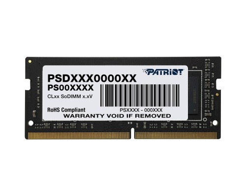 Модуль пам'яті для ноутбука SoDIMM DDR4 16GB 2666 MHz Signature Line Patriot (PSD416G266681S)