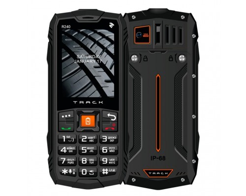 Мобільний телефон 2E R240 (2020) Track Black (680576170101)