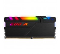 Модуль пам'яті для комп'ютера DDR4 16GB 3200 MHz EVO X II Black Geil (GEXSB416GB3200C16BSC)