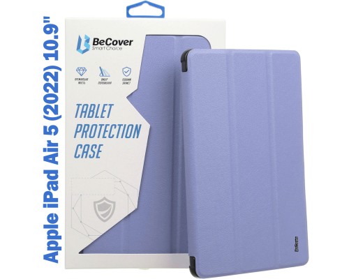 Чохол до планшета BeCover Direct Charge Pen mount Apple Pencil Apple iPad Air 5 (2022) 10.9" Purple (708781)