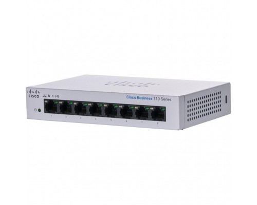 Комутатор мережевий Cisco CBS110-8T-D-EU