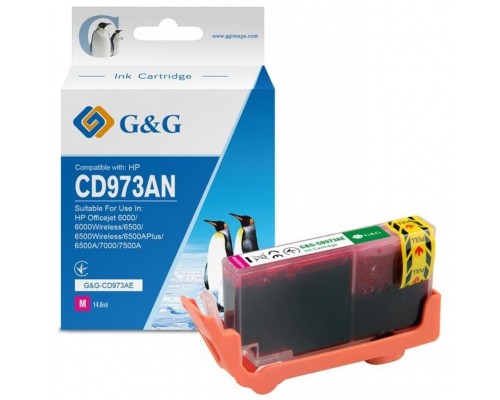 Картридж G&G HP No.920XL OJ6000/6500/7000/7500 magenta (G&G-CD973AE)