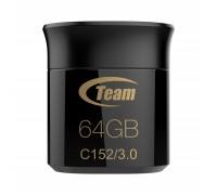 USB флеш накопичувач Team 64GB C152 Black USB3.0 (TC152364GB01)